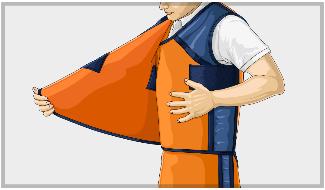Overlapping Area X-Ray Aprons